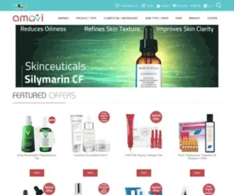 Amavi.com.kw(Skin &amp; Hair Products Kuwait) Screenshot