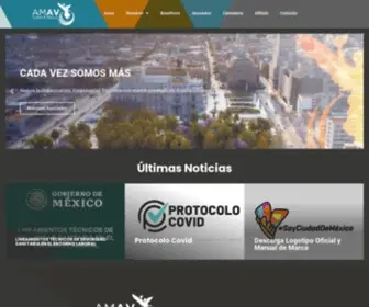 AmavMexico.mx(AMAV MÉXICO) Screenshot