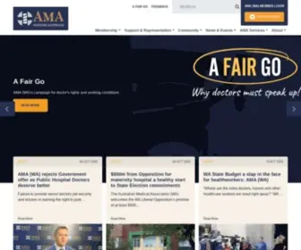 Amawa.com.au(AMA (WA)) Screenshot