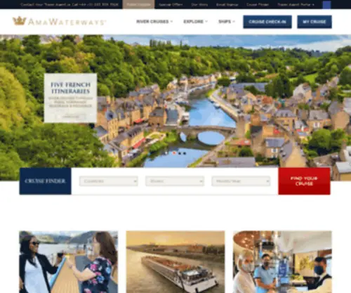 Amawaterways.eu(River Cruise Lines) Screenshot