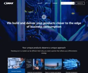 Amax.com(Complex Manufacturing Simplified) Screenshot