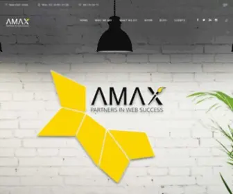 Amax.in(Affordable Web Design Company) Screenshot