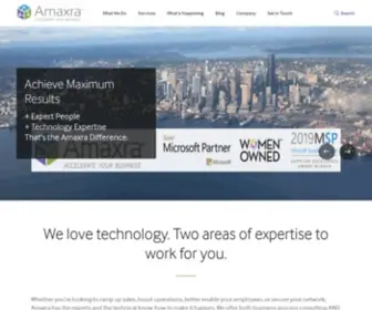 Amaxra.com(Business Consultant Firm in Seattle) Screenshot