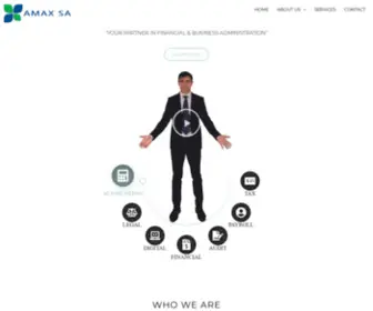 Amaxsa.co.za(Financial Administration for Your Business) Screenshot