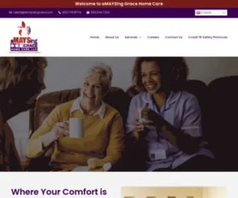 Amaysingracehomecare.com(AMAYSing Grace Home Care) Screenshot