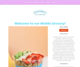 Amazebowls.com(Clean, Fruit, Açaí and Smoothie Bowls) Screenshot
