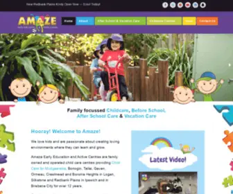 Amazeeducation.com.au(Early Education Childcare) Screenshot