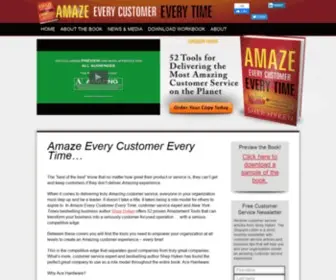 Amazeeverycustomereverytime.com(Amaze Every Customer Every Time by Shep Hyken) Screenshot