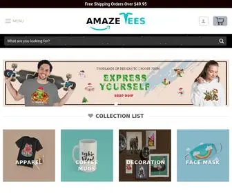 Amazetees.com(Trending Shirts For Everyone) Screenshot