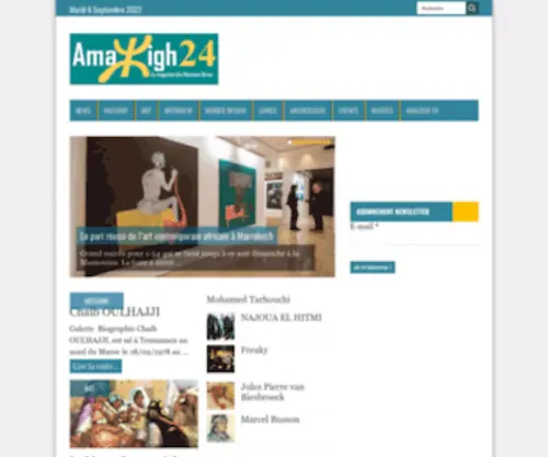 Amazigh24.ma(Magazine de la Culture Amazighe) Screenshot