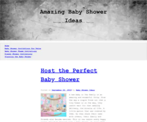 Amazing-Baby-Shower-Ideas.com(Amazing Baby Shower Ideas) Screenshot
