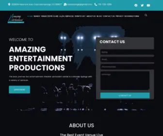 Amazing-ENT.com(Customized Corporate Events) Screenshot