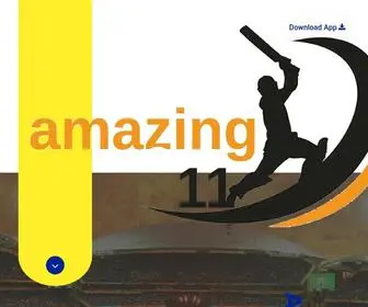 Amazing11.in(Cricket Fantasy Sports) Screenshot