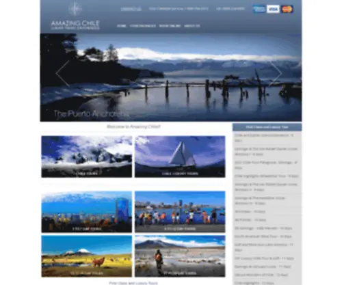 Amazingchile.com(Chile Tours & Travel) Screenshot