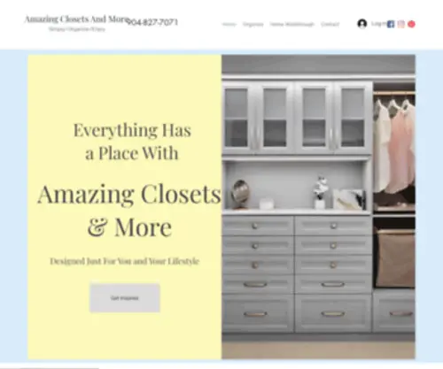 Amazingclosetsandmore.com(Amazing Closets And More) Screenshot