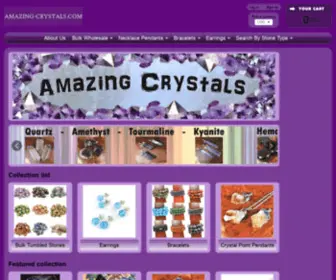 Amazingcrystals.com(Crystals And Gems) Screenshot