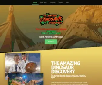 Amazingdinosaurdiscovery.co.nz(The Amazing Dinosaur Discovery New Zealand Official Website) Screenshot