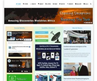 Amazingdiscoveries.co.za(Amazing Discoveries Africa) Screenshot