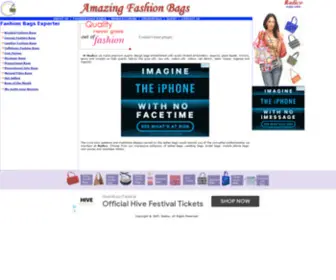 Amazingfashionbags.com(Ladies Hand Bags and Fashion Bags exporter from india) Screenshot