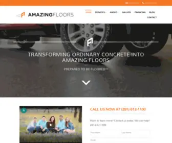 Amazingfloors.com(Concrete Coating Experts) Screenshot