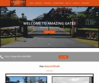 Amazinggates.ca(Amazing Gates) Screenshot