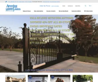 Amazinggates.com(Wrought Iron) Screenshot