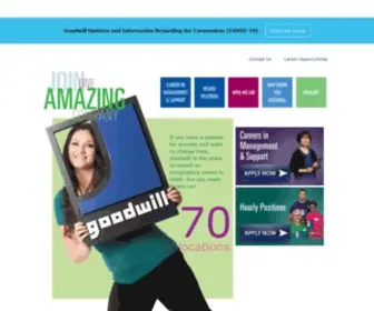 Amazinggoodwillcareers.com(Join Goodwill if you have a passion for success and want to change lives. Goodwill) Screenshot