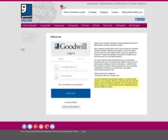 Amazinggoodwilldonationreceipt.com(Goodwill Retail Services) Screenshot