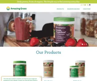 Amazinggrasscompany.co.uk(Amazing Grass) Screenshot