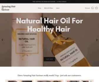 Amazinghairsaviour.com(Amazing Hair Saviour) Screenshot