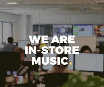 Amazinginstore.com(In-store music) Screenshot