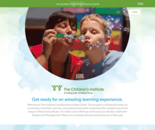 Amazingkidslearning.org(The Children's Institute Knowledge Center) Screenshot