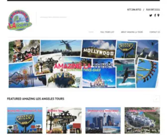 Amazinglatours.com(Tours of Los Angeles) Screenshot