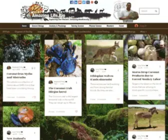 Amazinglife.bio(Biological Science Education and Critical Thinking) Screenshot