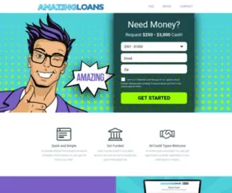 Amazingloans.co(Amazingloans) Screenshot