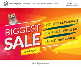 Amazinglycat.com(Amazingly Cat) Screenshot