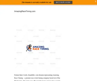 Amazingracetiming.com(AmazingRaceTiming) Screenshot
