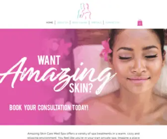 Amazingskincaremedspa.com(Amazing Skin Care Med Spa) Screenshot