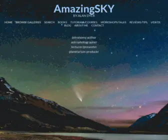 Amazingsky.ca(Alan Dyer's "Amazing Sky" Photography at SmugMug) Screenshot