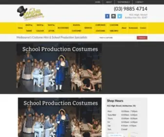 Amazingtransformations.com.au(Melbourne's Costume Hire & School Production Specialists  Amazing Transformations Costumes) Screenshot