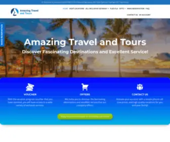 Amazingtravelandtours.com(Affordable Travel and Vacations) Screenshot