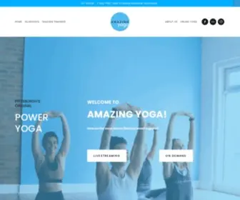 Amazingyoga.net(Amazing Yoga) Screenshot