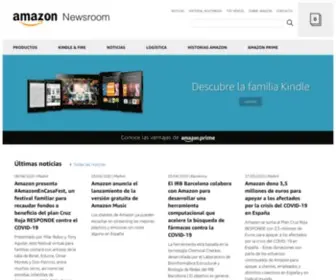 Amazon-Prensa.es(Amazon Newsroom) Screenshot