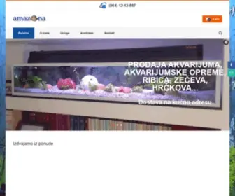 Amazona-Akvaristika.com(Amazona) Screenshot
