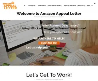 Amazonappealletter.com(Amazon Seller Account Suspension Experts) Screenshot