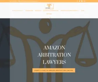 Amazonarbitrationlawyers.com(Amazon Arbitration Lawyers) Screenshot