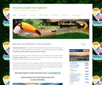 Amazonasjungletours.com(Amazonas Adventure Jungle Tours) Screenshot