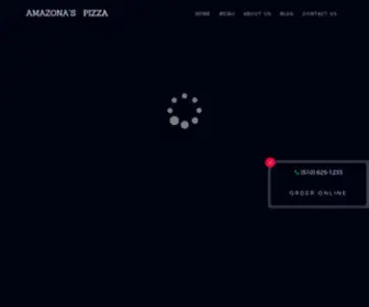 Amazonaspizza.com(Amazona's Pizza) Screenshot