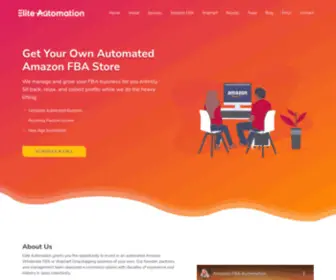 Amazonautomationbusiness.com(Premier Amazon FBA & Walmart Automation Service Provider) Screenshot