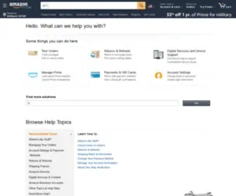 Amazon.co(Amazon Customer Service Support) Screenshot